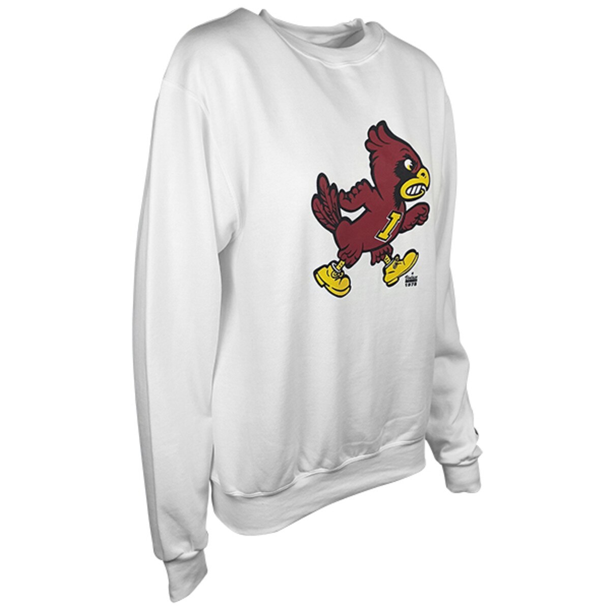 Champion® Walking Cy White Crewneck Sweatshirt